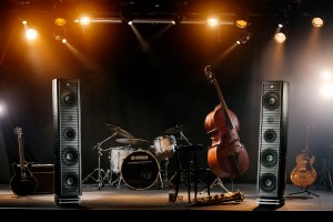 Gamut RS9 loudspeaker - shown on stage